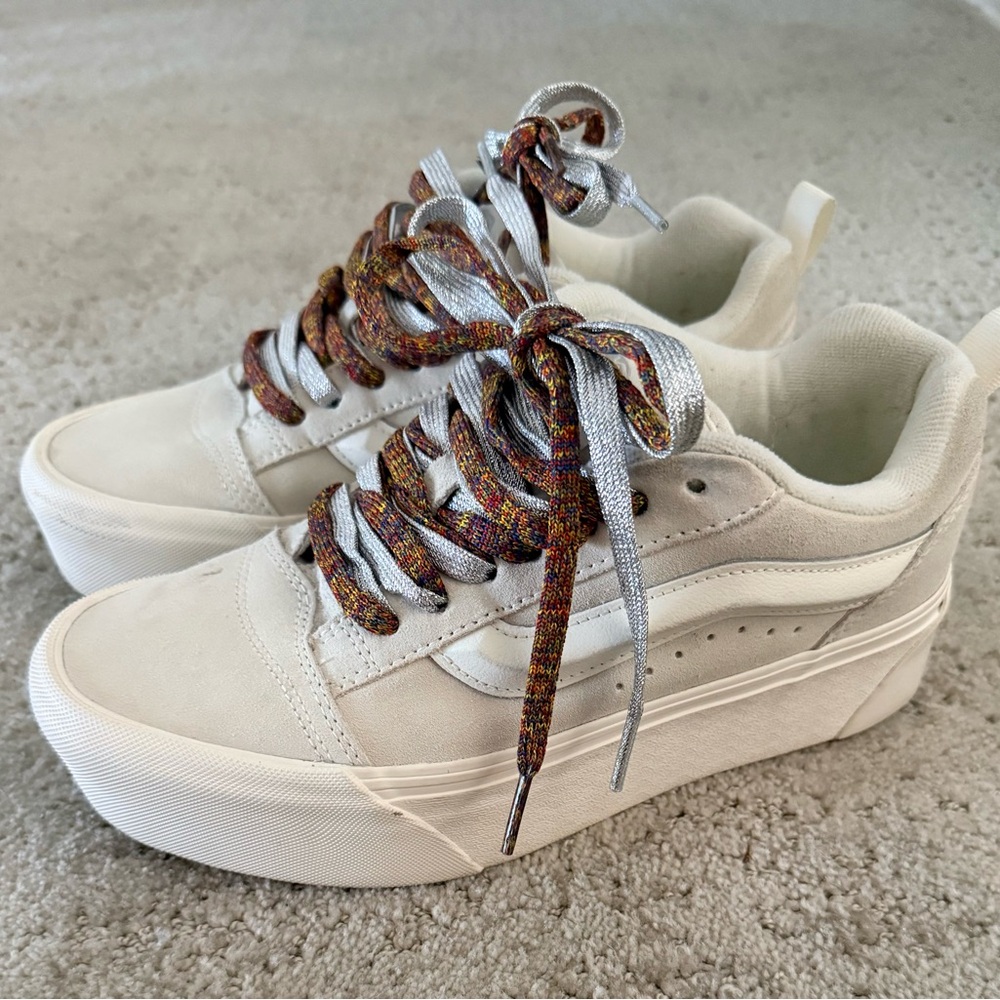 Vans Knu Stack Women’s Platform Multicolor Laces,… - image 4